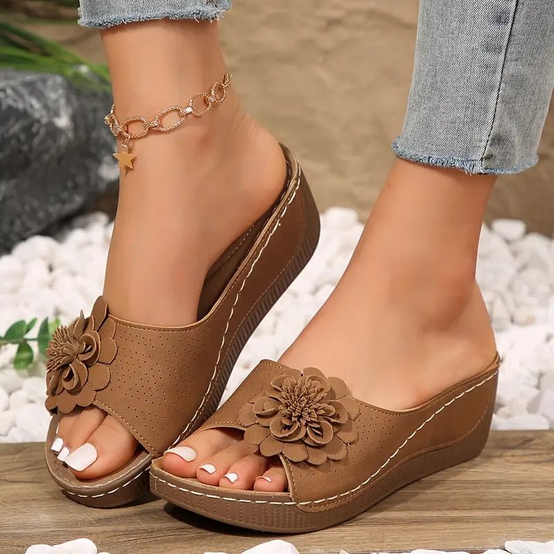 🌸Spring Specials🌸Women's Comfort Flower Slip-On Sandals