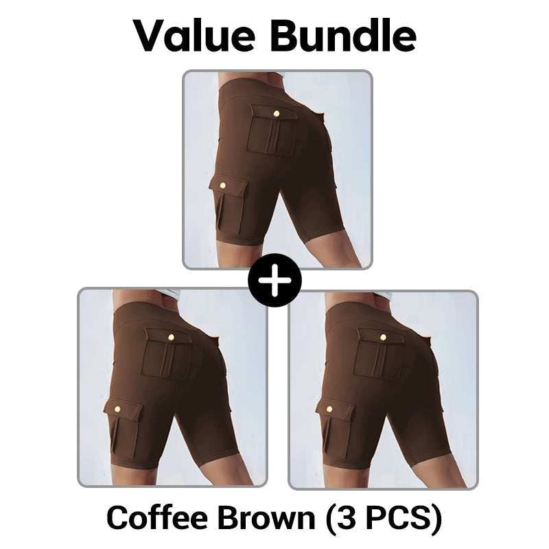 🥳2026 HOT SALE🥳💞50K+ SOLD!💥🧘♀️🍑 50% OFF! High‑Waist Butt‑Lifting Shorts – 4‑way stretch, squat‑proof. Pockets for phone & keys. Gentle tummy control, all‑day comfort. Your workout bestie. 🩳✨