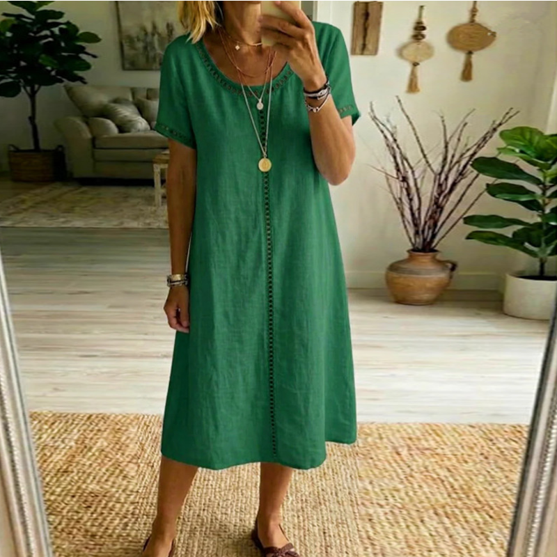 Women's Loose Fit Short Sleeve Dress