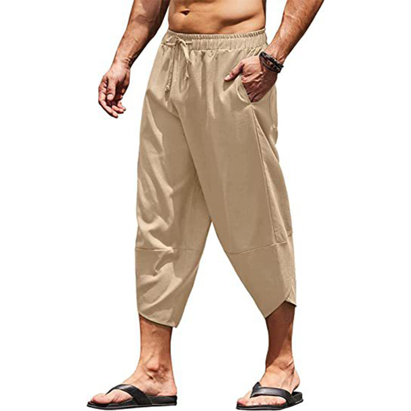 Men's Casual Harem Capri Pants