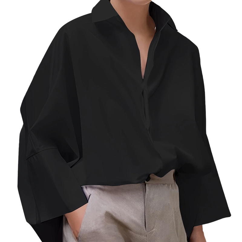 💖Hot Sale 50% OFF!Women's Loose Fit Button-Down Shirt