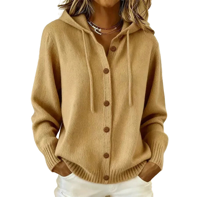 Hot Sale 50% OFF💖Women's Cozy Hooded Knit Cardigan