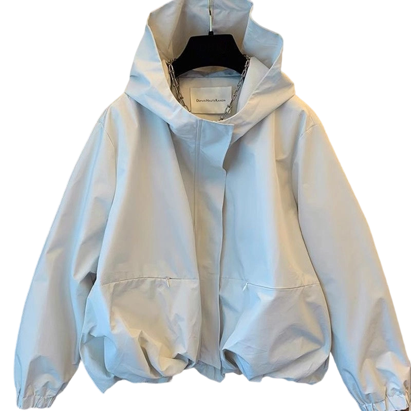 Women's Lightweight Short Windbreaker Jacket