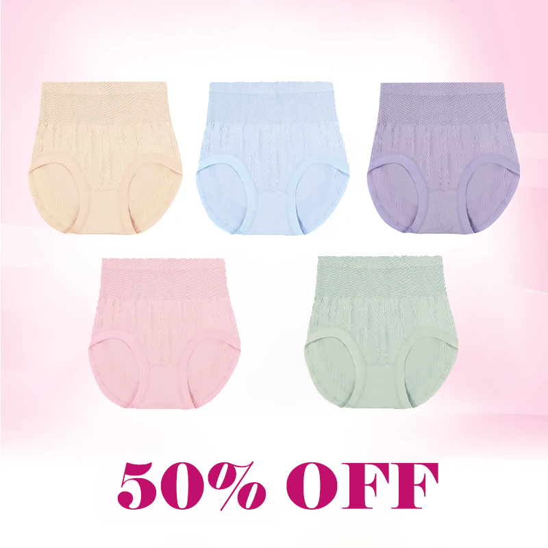 ⏰Limited Sale: Buy 1 Get 2 Free - JUST ￡2.99/PC!!🤩Leak-proof High-Waist Tummy-Control Butt-Lifting Panties