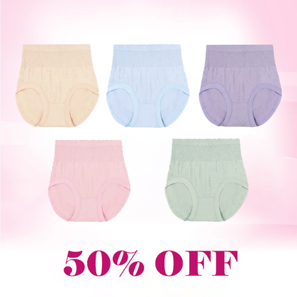 ⏰Limited Sale: Buy 1 Get 2 Free - JUST ￡2.99/PC!!🤩Leak-proof High-Waist Tummy-Control Butt-Lifting Panties