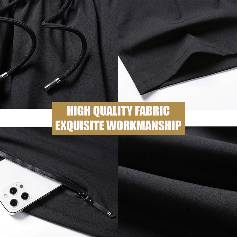 ⏰🔥2026 HOT SALE 49% OFF! 🩳 Men’s Plus Size Ice Silk Stretch Shorts – Cool, Breathable & Perfect for Summer ✨