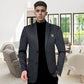 ❄️Winter Hot Sale🔥Men's Fleece-Lined Slim-Fit Casual Suit Jacket【FREE SHIPPING】