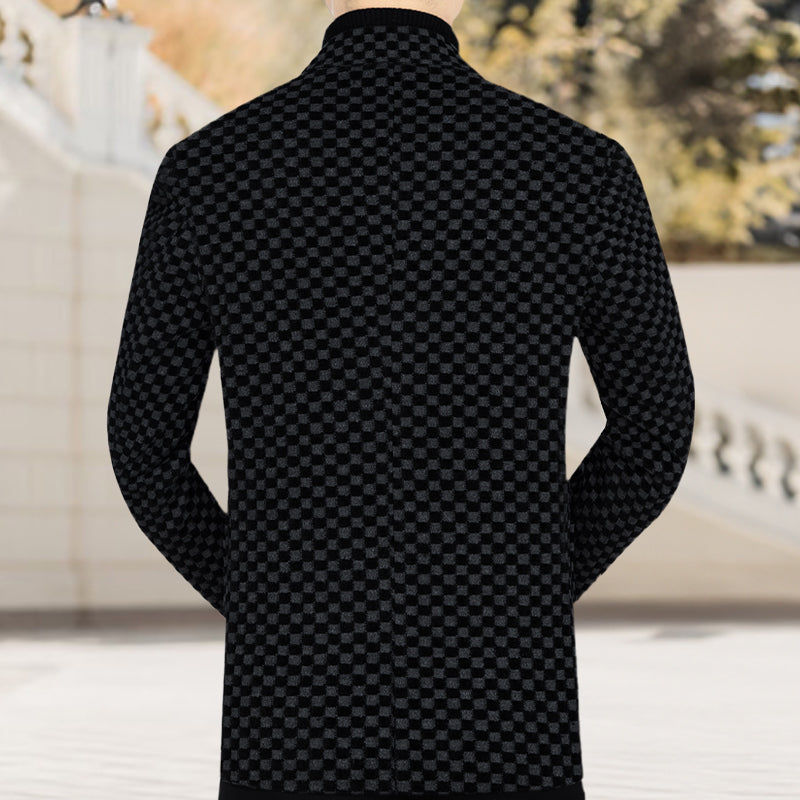 ❄️Winter Hot Sale🔥Men's Fleece-Lined Slim-Fit Casual Suit Jacket【FREE SHIPPING】