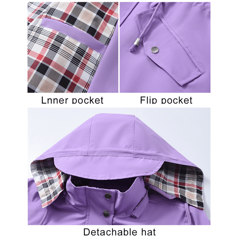 🍂Autumn Hot Sale 50%💗🧥Ultimate Plaid Waterproof Jacket for Women🍃BUY2 GET FREE SHIPPING