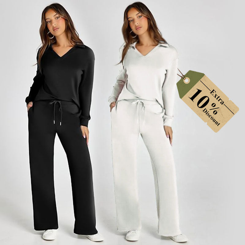 ☁️40% OFF!👍Women's 2 Piece Sets Outfits Casual Long Sleeve Sweatsuits Sets