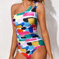 🏖LAST DAY SPECIAL PRICE: ￡15.89!!💖One Shoulder One Piece Swimsuit for Women👙