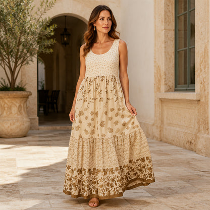 Boho Style Sleeveless Dress For Women
