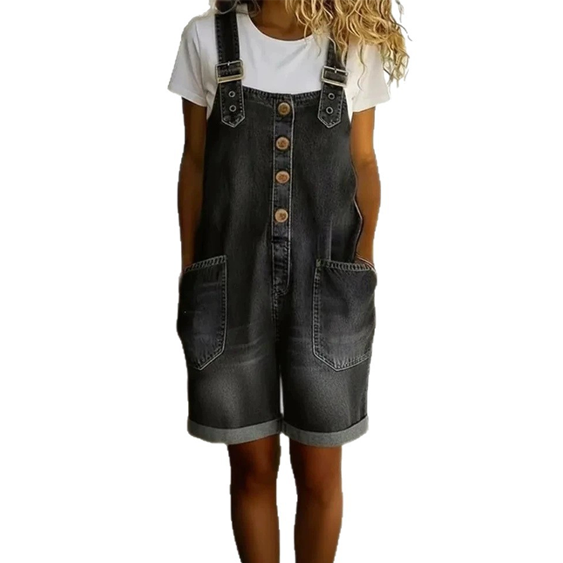 ⌛Limited-time offer-Women's Casual Denim Romper