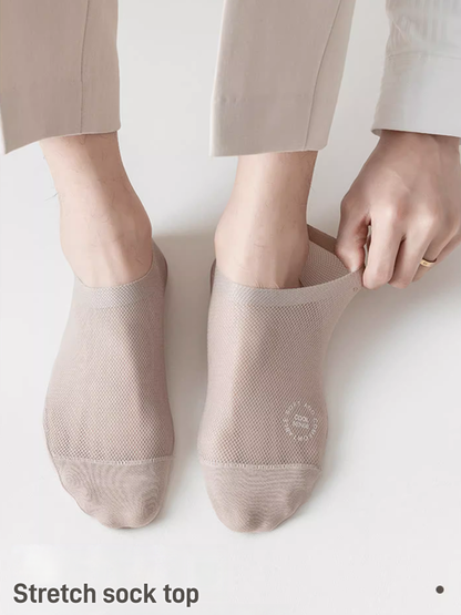 🧦Buy 1 get 4 free！！！🌈High-End Ice Silk Mesh Socks🧦