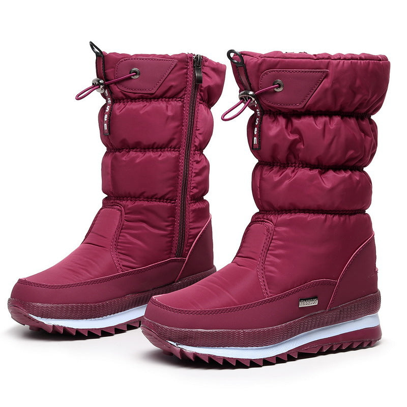 🔥🔥Women's premium waterproof, non-slip faux fur snow boots【FREE SHIPPING】