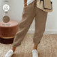 👖Casual Cotton and Linen Pants for Women – Breathable, High-Waisted & Ankle-Length Elegance🤍