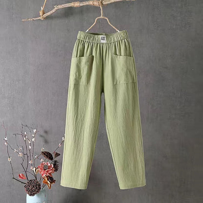 🔥 Hot Sale! 2026 New Women's Loose Pants – Elastic High Waist, Soft & Breathable. 50% OFF TODAY！