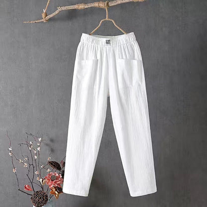 🔥 Hot Sale! 2026 New Women's Loose Pants – Elastic High Waist, Soft & Breathable. 50% OFF TODAY！