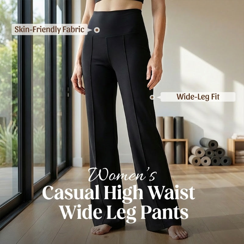 🎁2026 New Arrivals 50% OFF💥50K+ SOLD💕Women's Plain Loose Straight Leg Pants