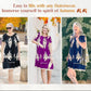 🌸Specials  49%OFF🌸Geometric Pattern Multi Print Square Neck Dress