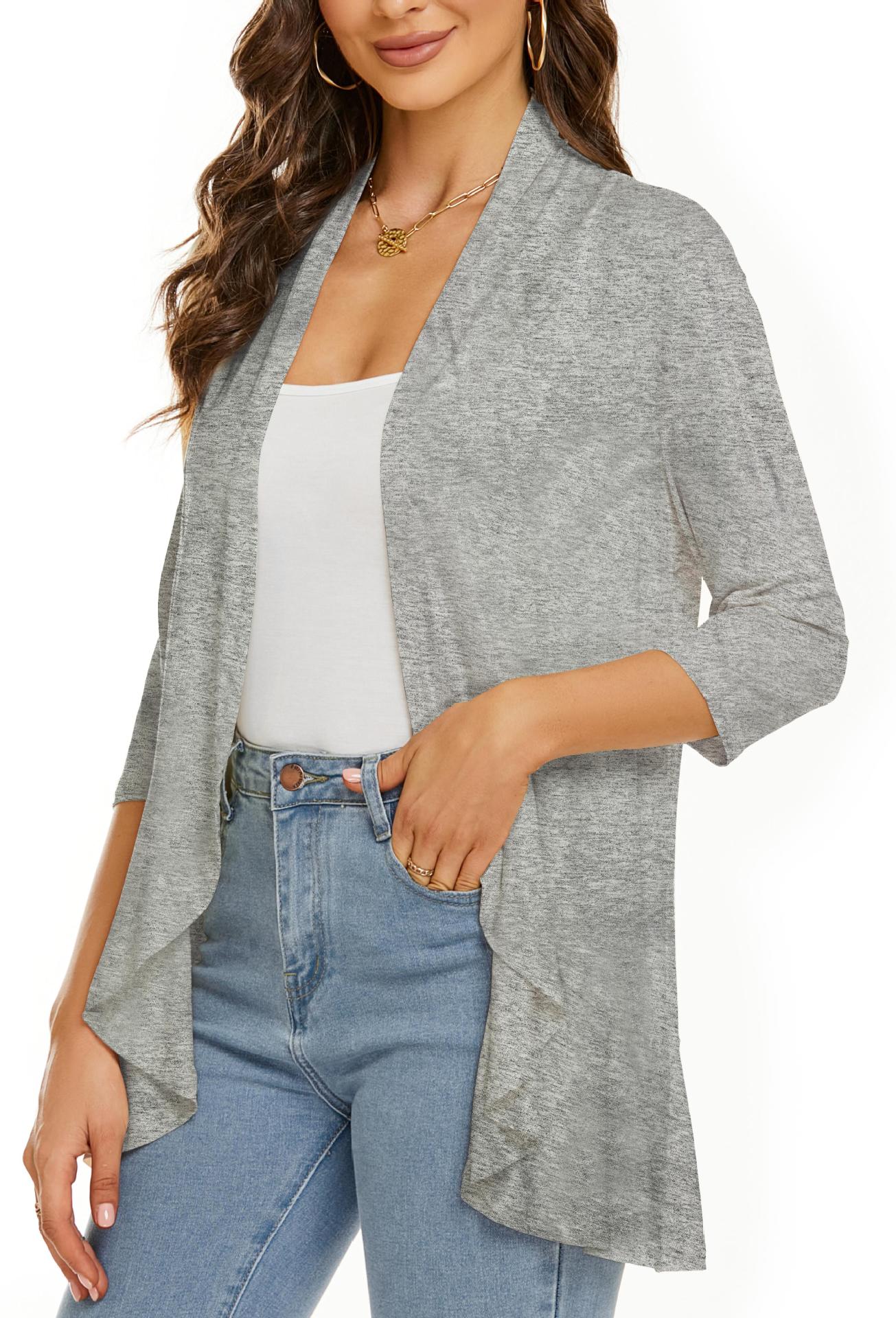 🔥Hot Sale 50% OFF🌸Women's Casual Lightweight Open Front Cardigans👚