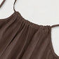❄️💕Hot Sale 60% OFF!💃Women's Solid Color Backless Cami Dress