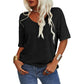 🎀Hot Sale -40% Off👚Women's Solid Color V-Neck T-shirt