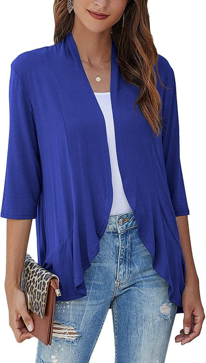 🔥Hot Sale 50% OFF🌸Women's Casual Lightweight Open Front Cardigans👚