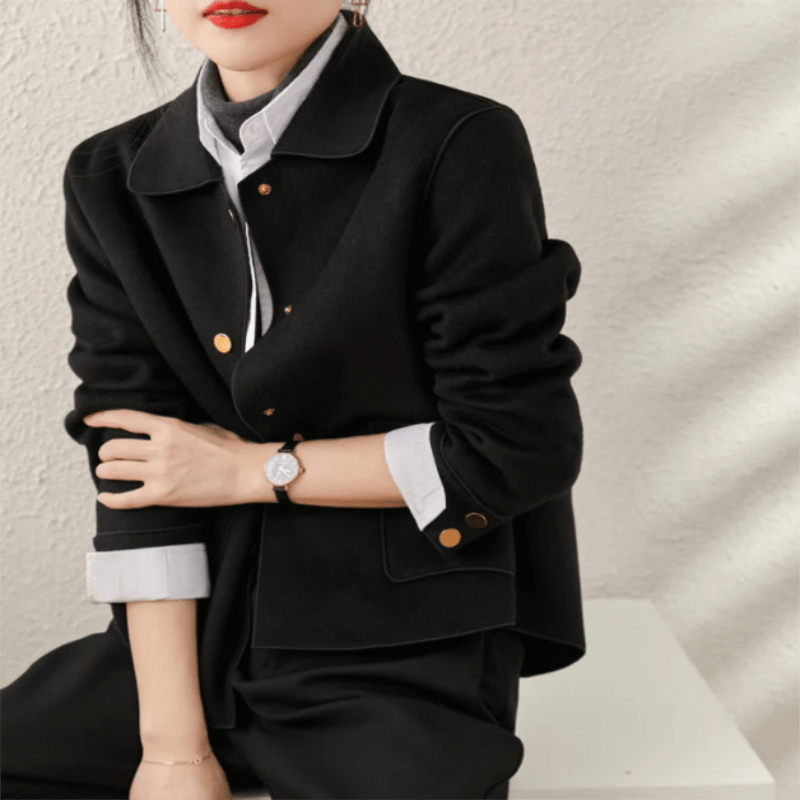 📢📢50% OFF !! ⏰Women's Fashion Short Fall Reversible Coat