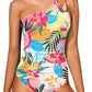 🏖LAST DAY SPECIAL PRICE: ￡15.89!!💖One Shoulder One Piece Swimsuit for Women👙