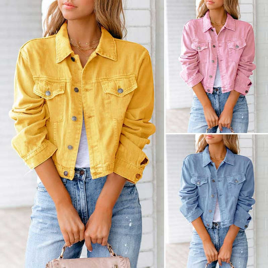 Vibrant Denim Jacket