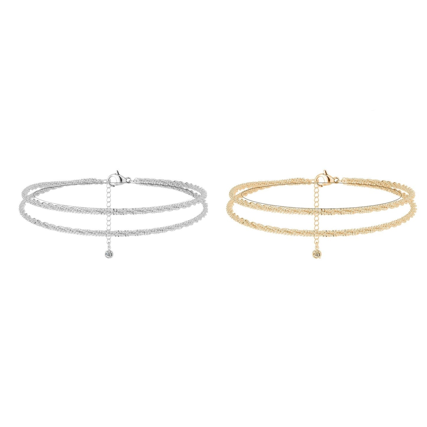 🥰Dainty Layered Waterproof Anklet🔥Buy 1 Get 1 Free