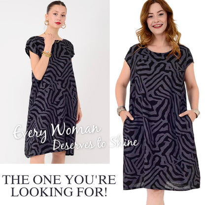 🎁✨2026 New Boho Vintage Casual T-Shirt Dress💃