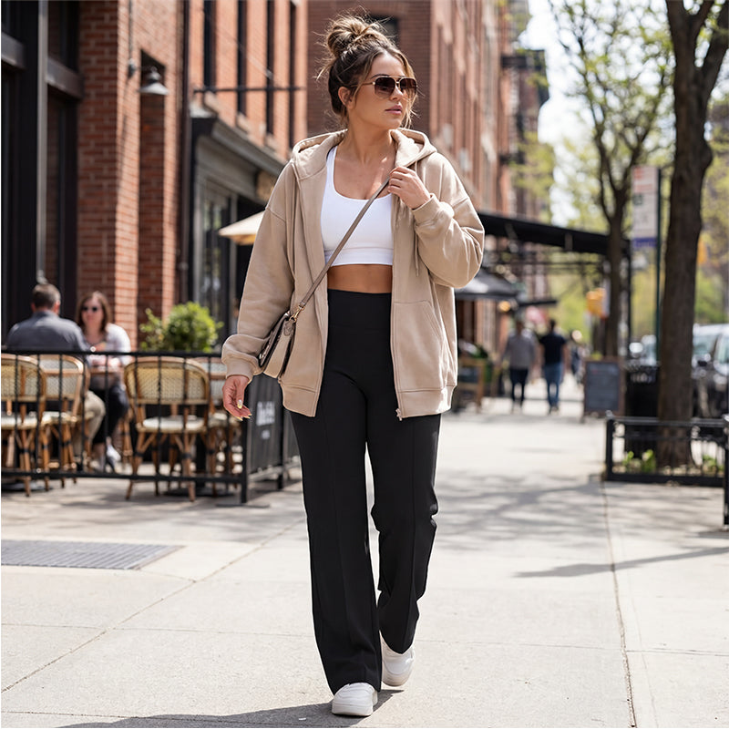 🎁2026 New Arrivals 50% OFF💥50K+ SOLD💕Women's Plain Loose Straight Leg Pants