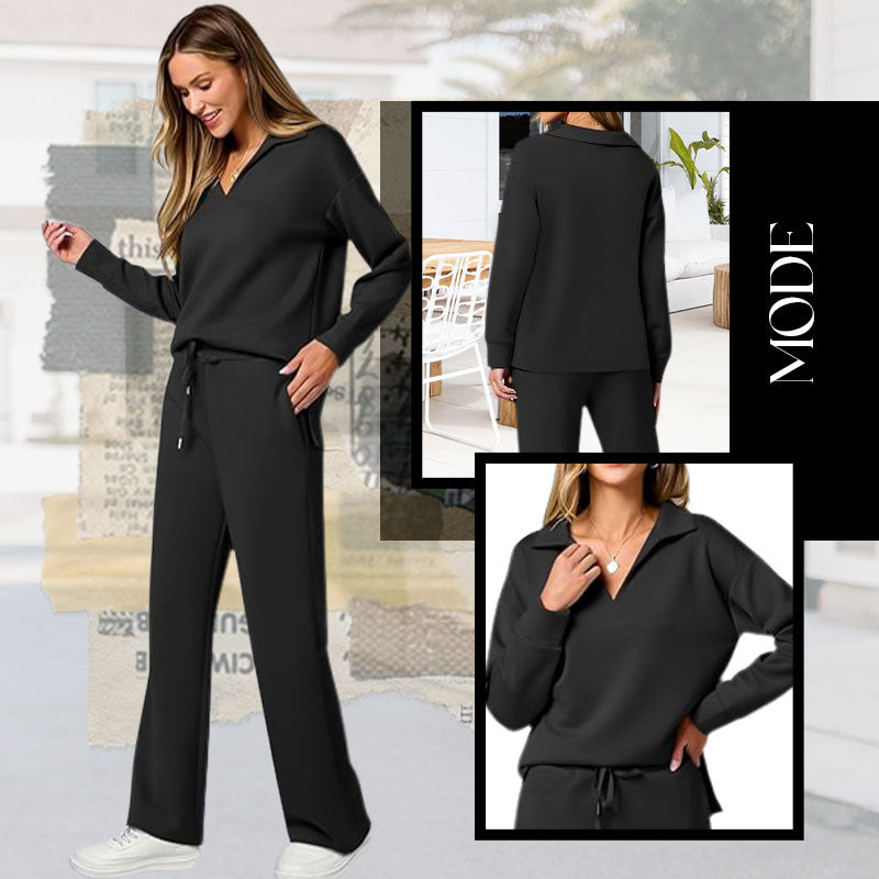 ☁️40% OFF!👍Women's 2 Piece Sets Outfits Casual Long Sleeve Sweatsuits Sets