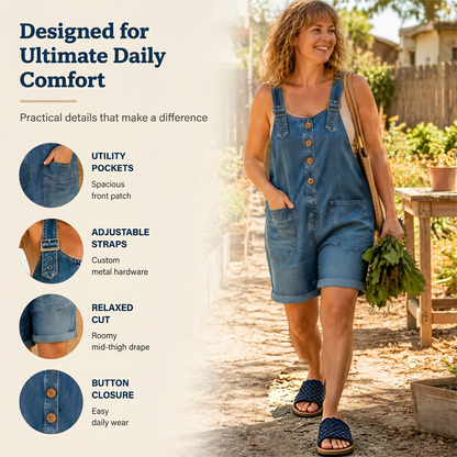 ⌛Limited-time offer-Women's Casual Denim Romper