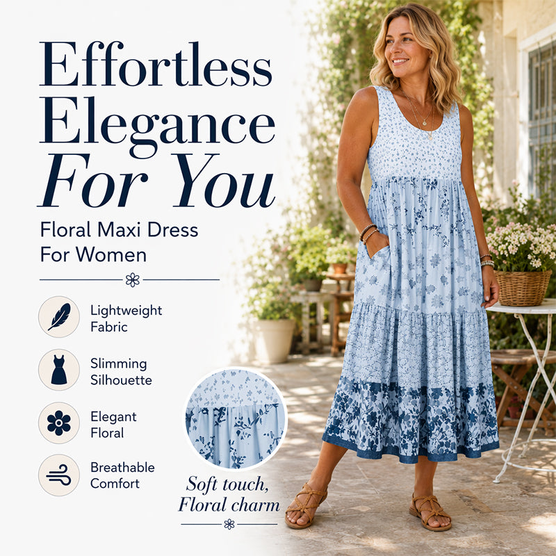 Boho Style Sleeveless Dress For Women