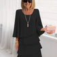 💃LAST DAY SAEL 60% OFF!!✨Women's Tiered Ruffle Dress with Flared Sleeves