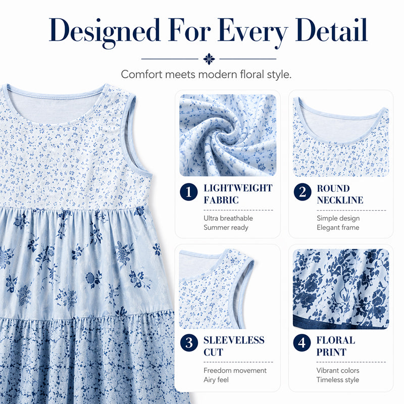 Boho Style Sleeveless Dress For Women