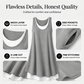 ⏰Summer Hot Sale 50% OFF💃Women's Casual Loose Sleeveless Fake Two Piece Tank Dress