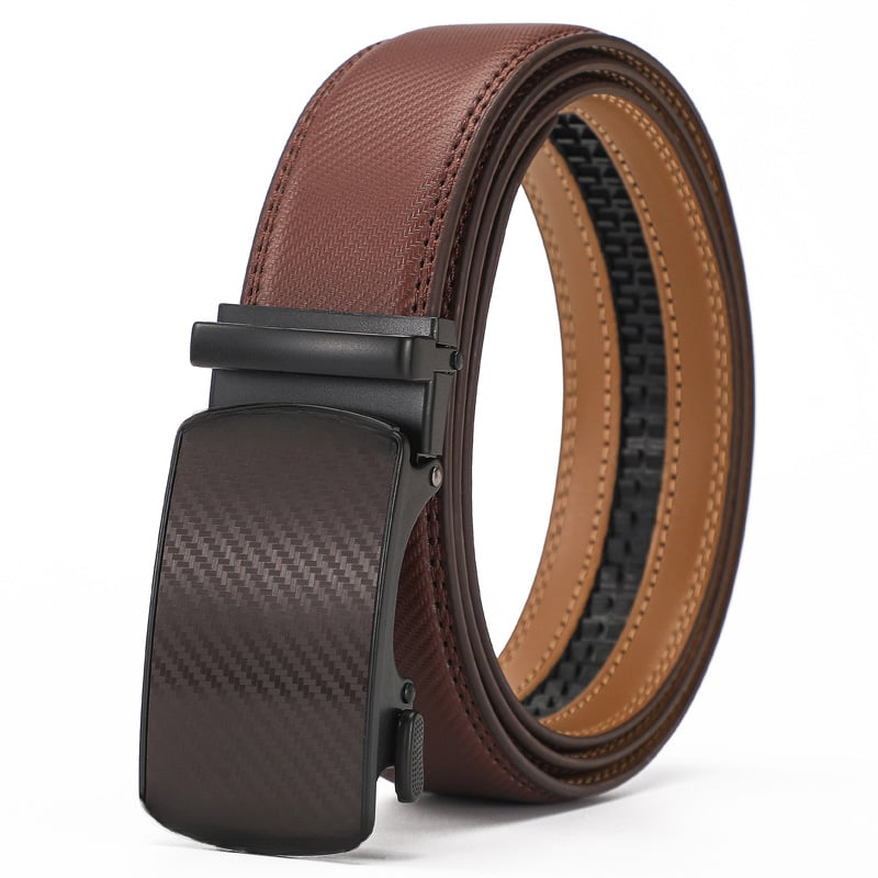 🔥🎁Last Day Promotion 50%OFF💕Leather Ratchet Belt With Adjustable Buckle