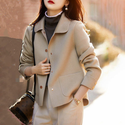 📢📢50% OFF !! ⏰Women's Fashion Short Fall Reversible Coat