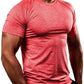 Men's quick-drying high-elasticity fitness running T-shirt, sportswear