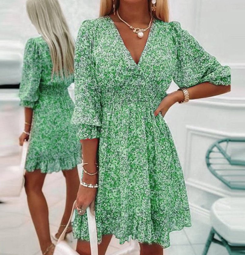 (🧡Hot Sale - 48% OFF🛫) mid-rise waist Floral cozy dress