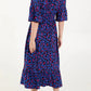 💥Hot Sales-50% OFF🔥Leopard Shirred Waist Dress