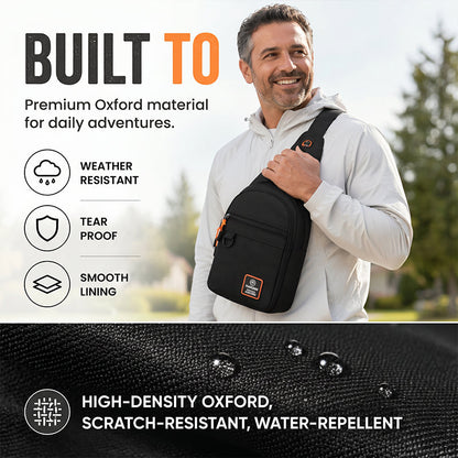 🔥 LIMITED-TIME SALE ONLY ￡8.99! ✨Waterproof Multi-pocket Crossbody Sling Bag