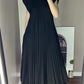 ⏳Limited-time 50% off⏰Sleeveless Pleated Simple Solid Color Dress👗