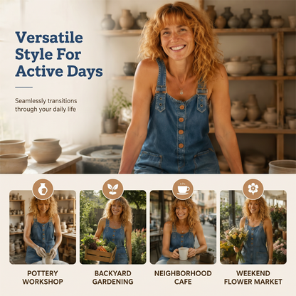 ⌛Limited-time offer-Women's Casual Denim Romper