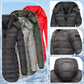 Winter women's mid-length padded jacket warm solid color hooded jacket【FREE SHIPPING】