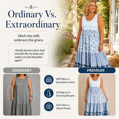 Boho Style Sleeveless Dress For Women
